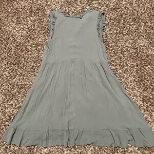 Wishlist Textured Sleeveless Dress in Seafoam Green